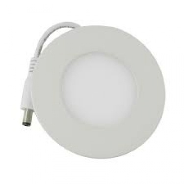 230V inbouwspot 3W warm wit rond