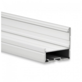 PL3 LED inbouwprofiel - Geanodiseerd aluminium - afdekking naar keuze