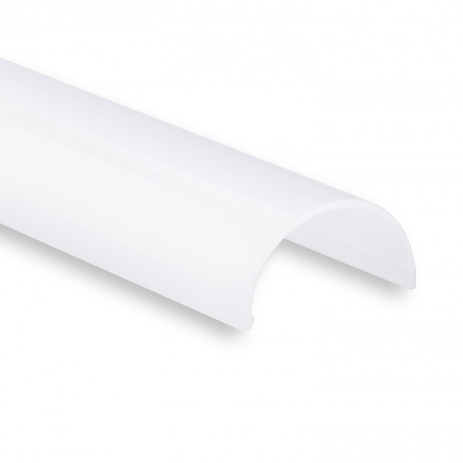 Buigbaar LED strip profiel 2 meter met half ronde opaal cover 14ALU - 2 mm x 14,4 mm