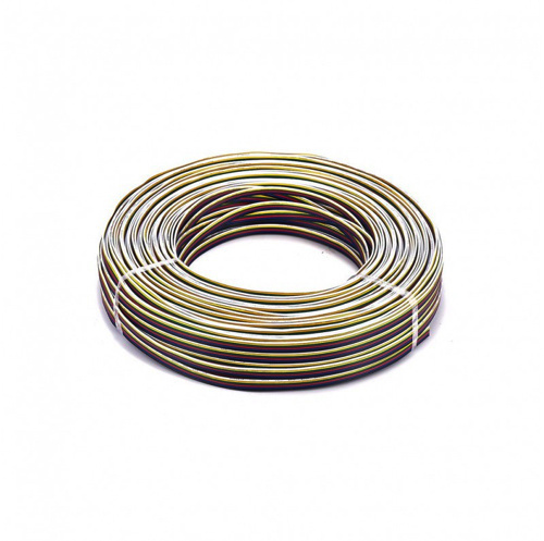 RGBCCT Kabel 6-polig, YZWL 4x0,35mm - 1 meter