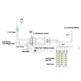Push LED dimmer - instelbaar 12v/24v - 4 in 1