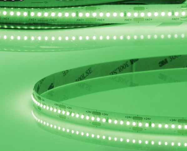 LED strip groen 15W 280 LED 2000lm per meter 24VDC IP20 5m