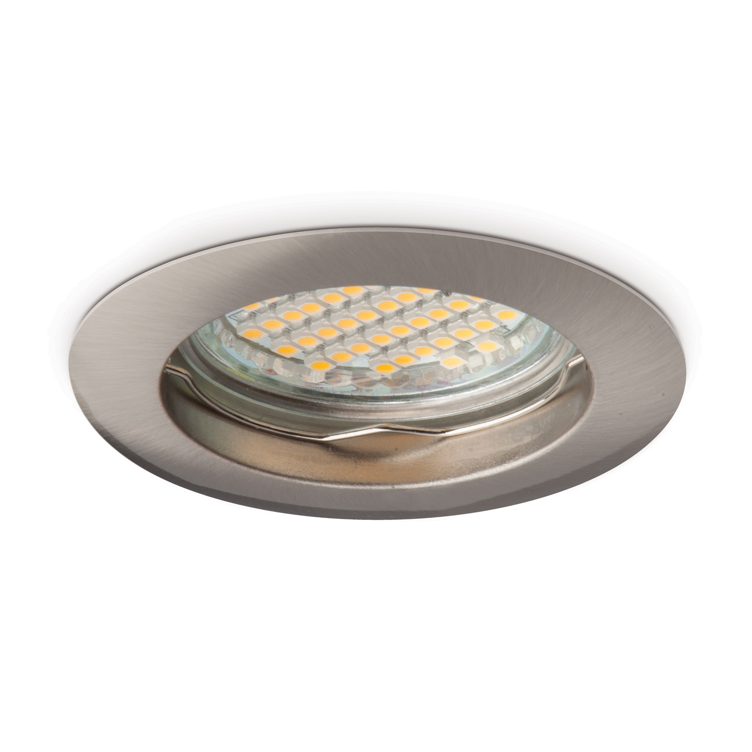 Vaste ronde LED spot behuizing - OH22 RVS / Chrome
