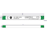 SLIM LED driver 150 watt 24 volt 6,25 Ampère - IP20 - compact - FTPC150V24-S