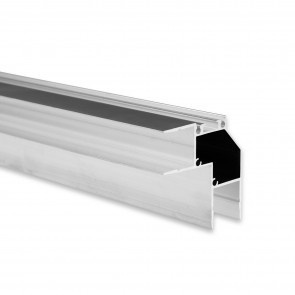 LED strip profiel Up Down - 2 meter met cover 46 mm x 18,5 mm- UpDown05ALU