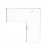 Eindkap updown05wit inclusief schroef