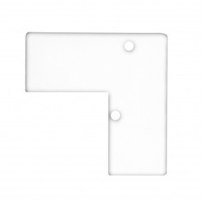 Eindkap updown05wit inclusief schroef