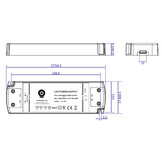 Compacte LED driver 75 watt 24 volt 3.13 Ampère - IP20 - FTPC75V24-C (NIET DIMBAAR)