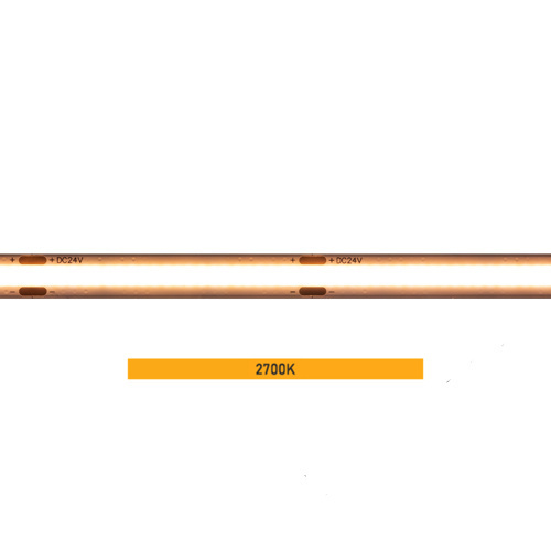 COB LED strip extra warm wit 9W 1250LM 480LED p/m 24VDC IP20 2700K - 10 meter
