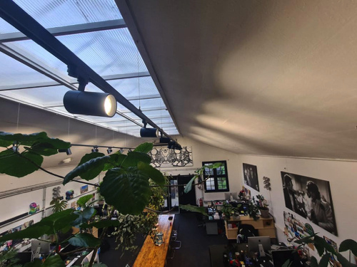 3-fase track rail - zwart - 4 meter