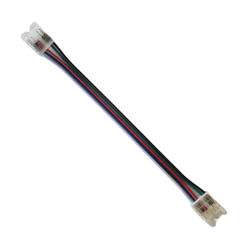 RGBW/RGBWW COB LED strip connector 2 zijdig – soldeervrij – klik connector – 12mm - IP20