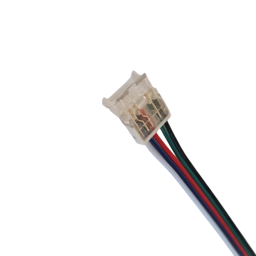 RGBW/RGBWW COB LED strip connector 2 zijdig – soldeervrij – klik connector – 12mm - IP20