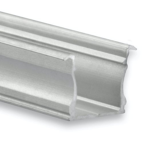 LED inbouw profiel met cover 23,5mm x 15mm - 07ALU - UITVERKOOP