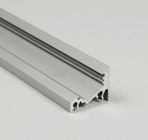 CORNER14 EE7F/TY LED hoekprofiel - Geanodiseerd aluminium - afdekking naar keuze