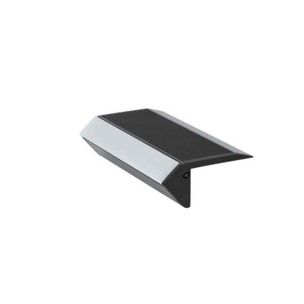 Zwart LED trapprofiel 2 meter met klikcover 58,9mm x 27,5mm – B12ZWART