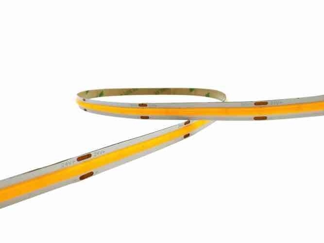 PRO COB LED strip Oranje 8W 1050LM 480 LED’s p/m 24VDC IP20 - 5 meter