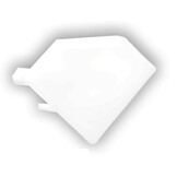 Eindkap zonder kabeldoorvoer - C23.2WIT