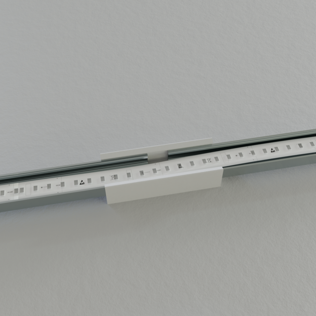 Rechte verbinder 180 graden voor LED strip profiel 301ALU