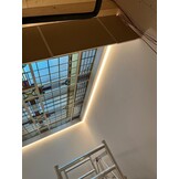 LED tegel en stuc profiel inclusief cover 40mm x 10,8mm - SLIMSTUC300