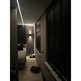 LED tegel en stuc profiel inclusief cover 40mm x 10,8mm - SLIMSTUC300