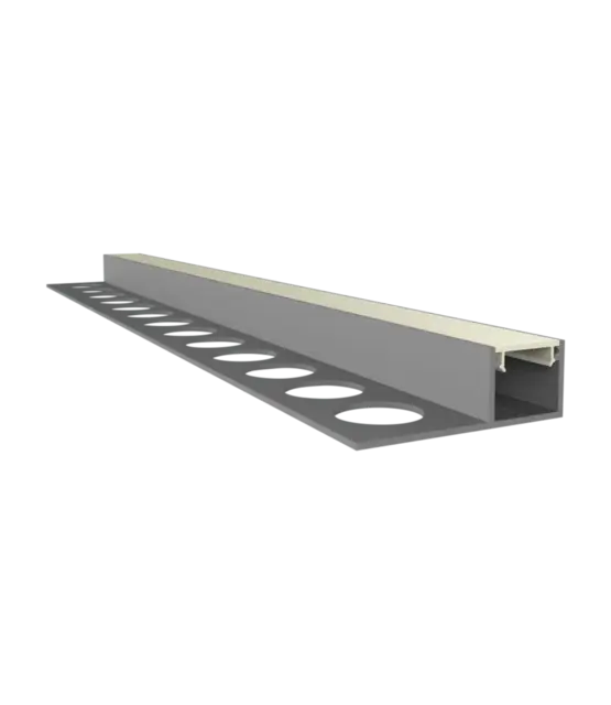 LED tegel en stuc profiel inclusief cover 40mm x 10,8mm - SLIMSTUC300
