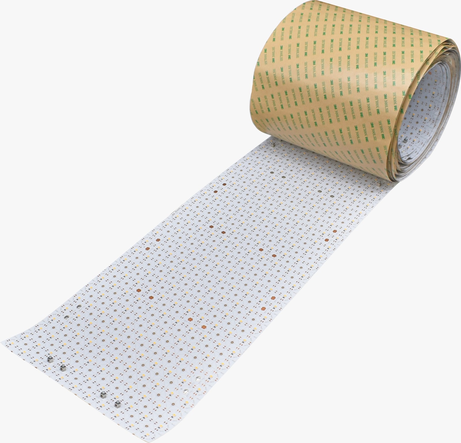 Flexibel LED sheet - 506 LED - 4300 LM -  Extra warm wit - 2700 kelvin - Dimbaar - 24 volt IP20 - 25 x 100cm - Koppelbaar