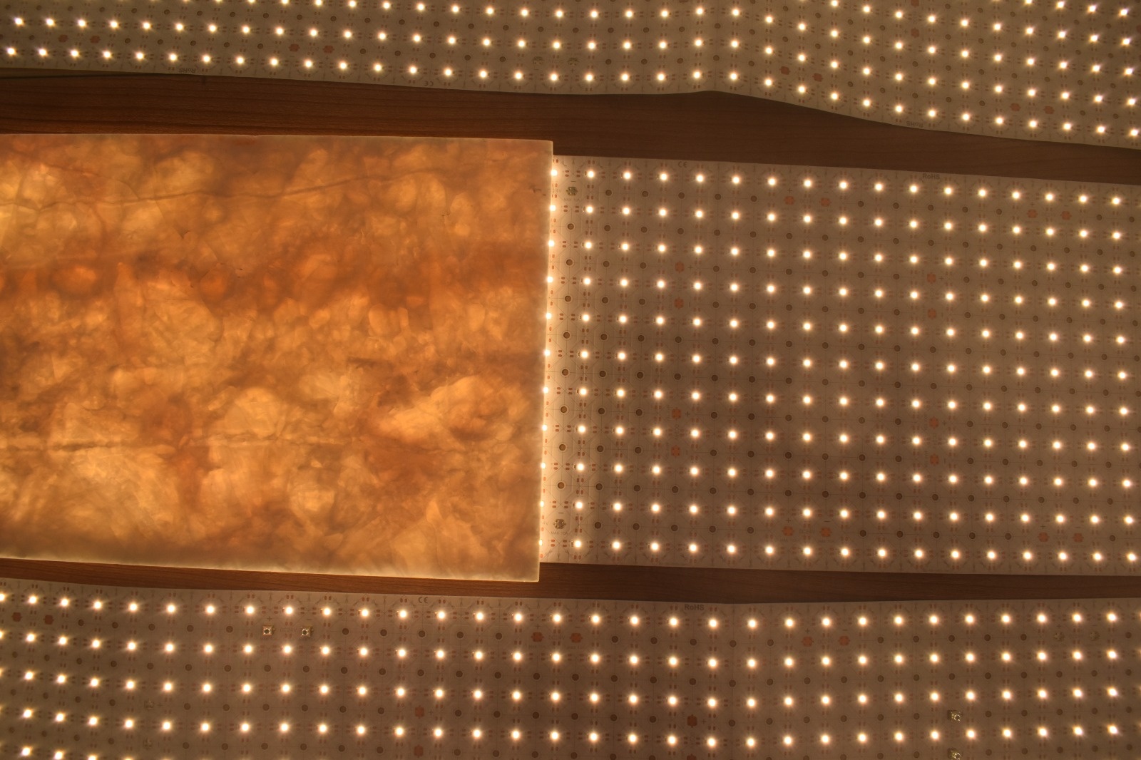 Flexibel LED sheet - 506 LED - 4300 LM -  Extra warm wit - 2700 kelvin - Dimbaar - 24 volt IP20 - 25 x 100cm - Koppelbaar