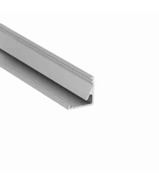 LED hoekprofiel met cover 16,5 mm x 16,5 mm - CABI12 D1E - C12ALU