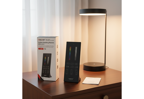 Design LED afstandsbediening tafelmodel + Zwarte wandhouder voor ieder type LED – 3 zones – Miboxer Y3