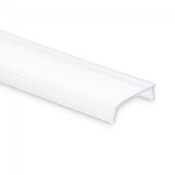 3,4,5 meter Losse LED strip profiel klikcover - Opaal - 12,4mm 01, 02, 03, 08, FP2, FP1, TBP4, TBP3
