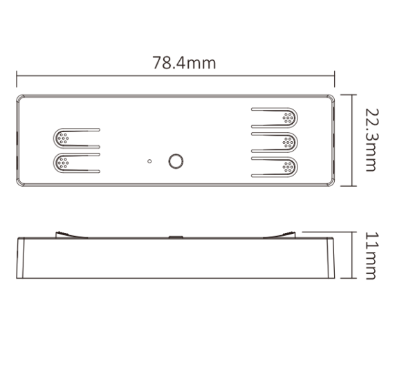 Platte ultra dunne 2 -1 LED strip controller - 1 zone - PRO - Miboxer MR2