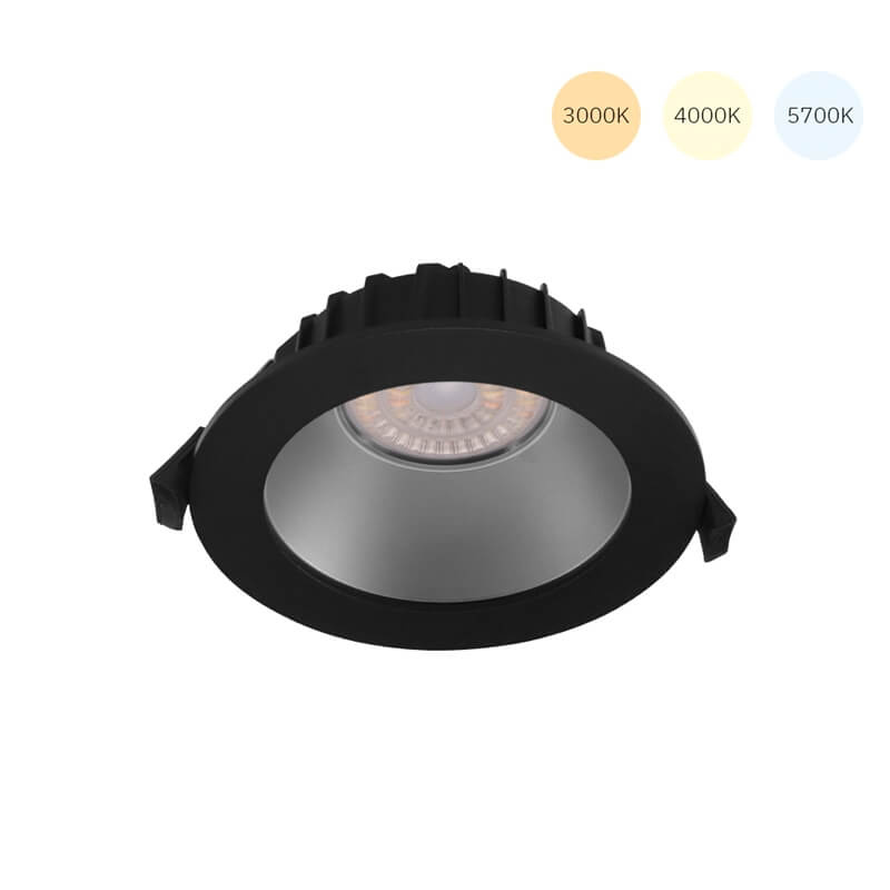 Refl downl mat-Ø145 mm-zwart-3-CCT-260 mA-zonder driver