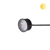 LED Spot 50mm - ZWART - 5 W - 38° Dim to Warm -2000/2700K