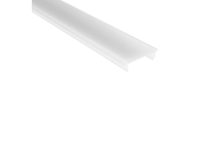 Losse 2 meter Helder / Transparant LED profiel klikafdekking - 304,318, 323, stuc300, stuc400, gips300, gips400