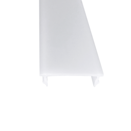 Losse 2 meter opaal LED profiel klikafdekking - 318, 323, stuc300, stuc400, gips300, gips400