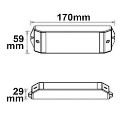 DMX512 RDM 8/16-bits decoder 1-5 kanalen 12-36V 5x5A 48V 5x1,5A