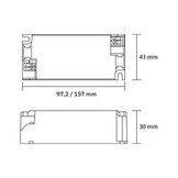 Philips LED voeding output prog. 0,3 - 1,05A 36W Casambi