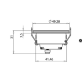 Mini LED spot - kantelbaar - Wit - IP44 - 700mA - 2,5 watt