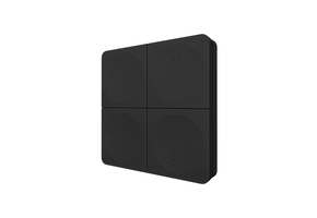 4-voudig draadloos LED Wanddimmer - ZWART K4