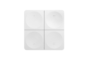 4-voudig draadloos LED Wanddimmer - WIT K4