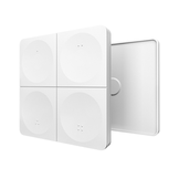 4-voudig draadloos LED Wanddimmer - WIT K4