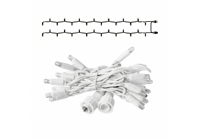 LED Eindstuk Verlichting – 2x1,5m | 6500K Koud Wit | Wit Snoer | 230V IP65