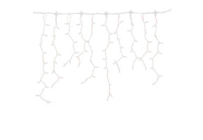 LED ijspegelverlichting 2x0,8m – Warm wit 3000K – Wit snoer – 230V IP65