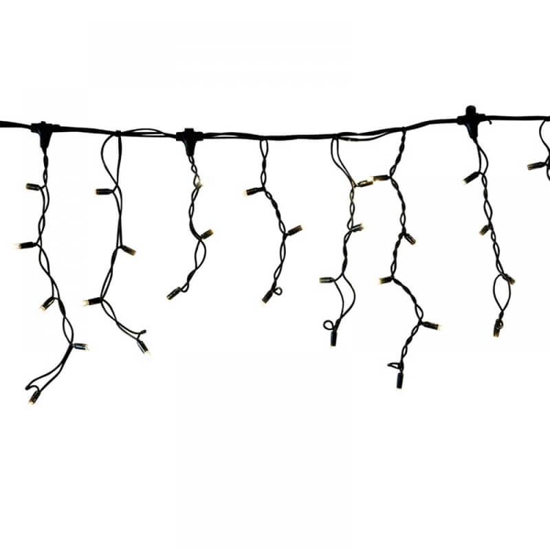 LED IJspegelverlichting 2x0,4m – RGBY Kleuren – Zwart Snoer – IP65 – 230V Pro Systeem