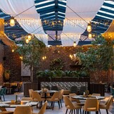 LED ijspegel kerstverlichting 2x0,4m – Warm wit 2400K – Wit snoer – 230V systeem (IP65)