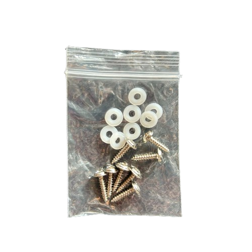 LED Sheet 3000K -aansluit kabel- rubbere montage pads - Schroefjes & ringen