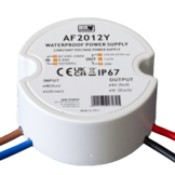 Wandcontactdoos Mini LED voeding 20 watt 12 volt 1,67 Ampère – IP67 waterdicht – AF2012Y