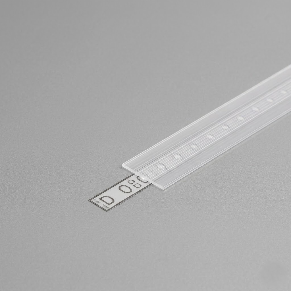 2 meter Losse LED profiel klikafdekking - Helder / transparant - 09ALU, 09WIT, 09ZWART,09INBOUW,C12ALU, C12WIT, C12ZWART, C12 DUO