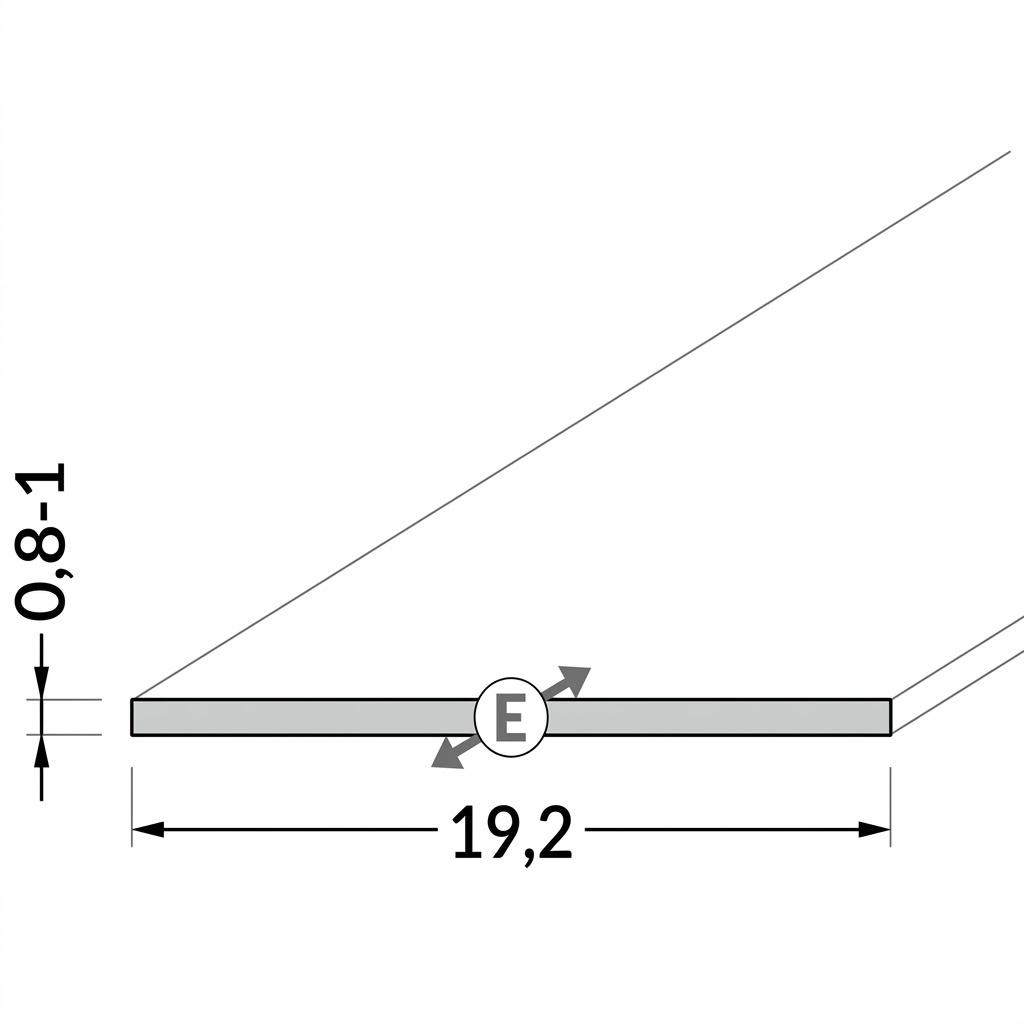 GROOVE14 EE7F/TY LED inbouwprofiel - Zwart - afdekking naar keuze