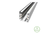 3-fase track rail - 1 meter - wit